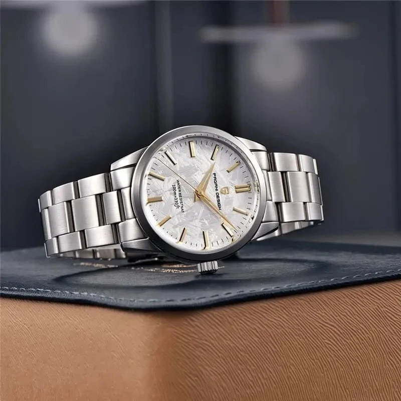 PAGANI DESIGN 40MM Herren Quarzuhren TMI VH31 Luxury Business Top Saphir 316L Edelstahl 100M wasserdichte Uhr für Männer