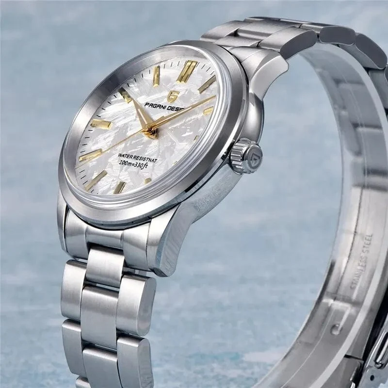 PAGANI DESIGN 40MM Herren Quarzuhren TMI VH31 Luxury Business Top Saphir 316L Edelstahl 100M wasserdichte Uhr für Männer