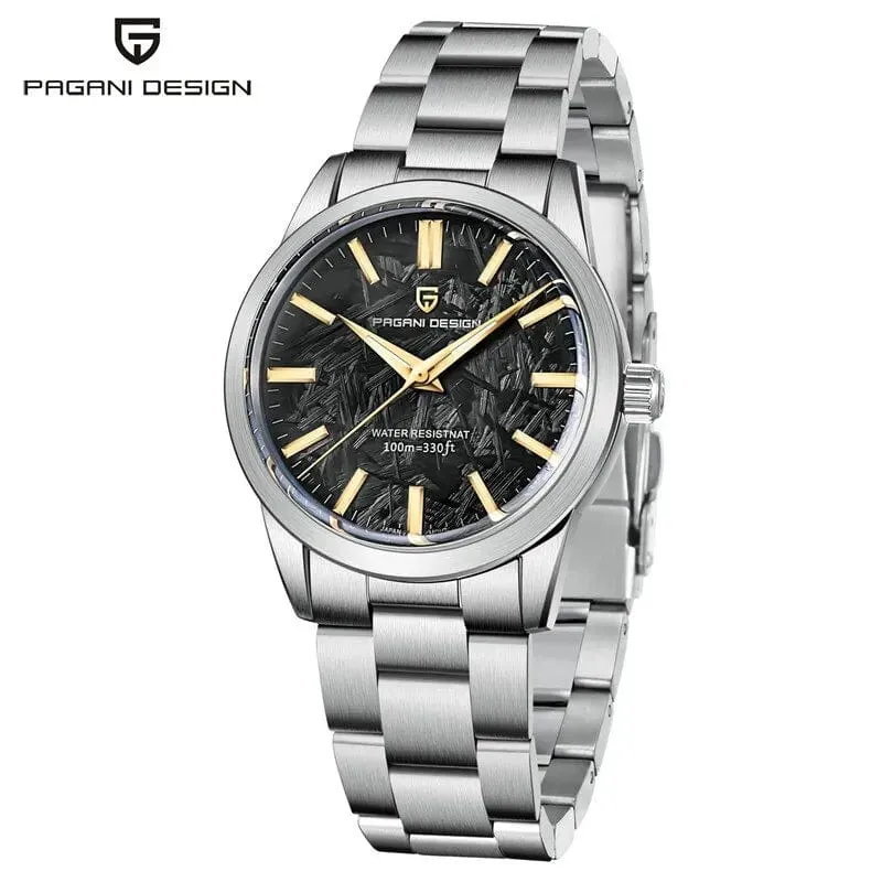 PAGANI DESIGN 40MM Herren Quarzuhren TMI VH31 Luxury Business Top Saphir 316L Edelstahl 100M wasserdichte Uhr für Männer