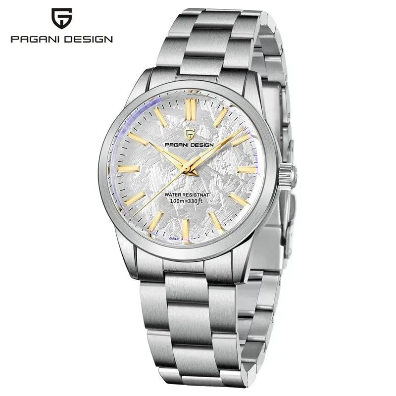 PAGANI DESIGN 40MM Herren Quarzuhren TMI VH31 Luxury Business Top Saphir 316L Edelstahl 100M wasserdichte Uhr für Männer