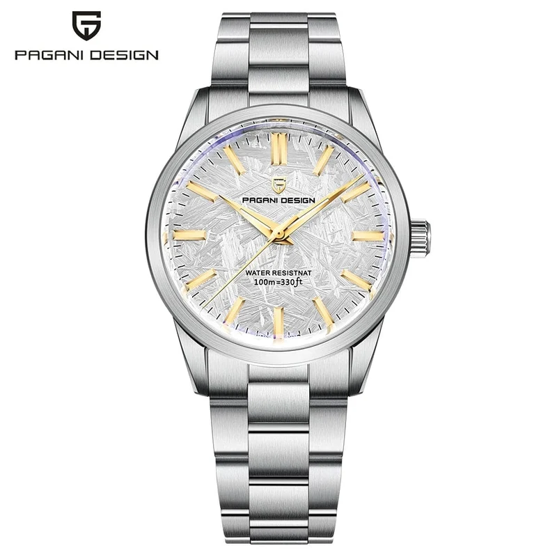 PAGANI DESIGN 40MM Herren Quarzuhren TMI VH31 Luxury Business Top Saphir 316L Edelstahl 100M wasserdichte Uhr für Männer