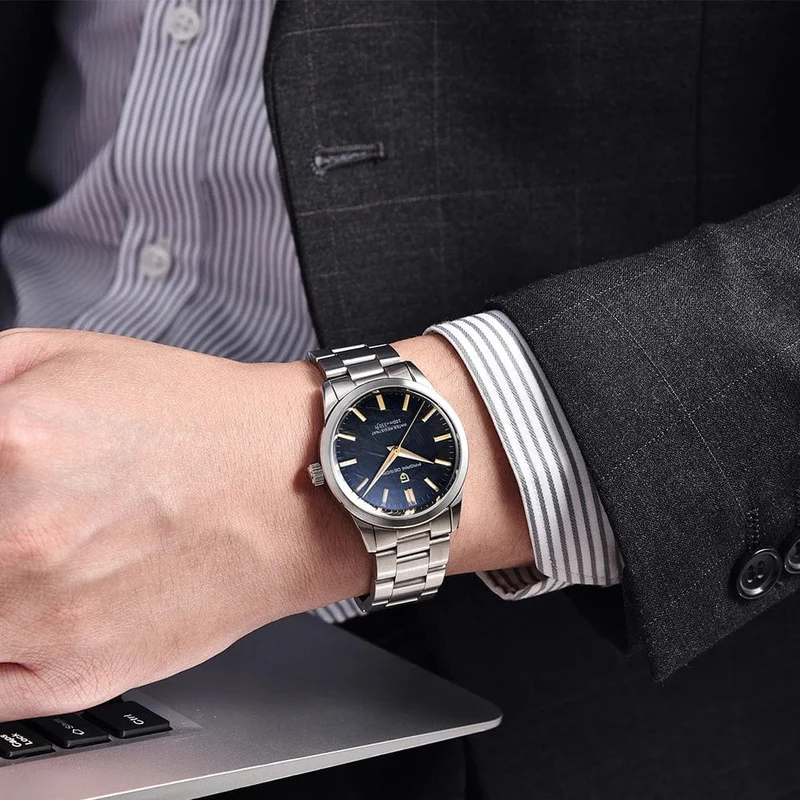 PAGANI DESIGN 40MM Herren Quarzuhren TMI VH31 Luxury Business Top Saphir 316L Edelstahl 100M wasserdichte Uhr für Männer