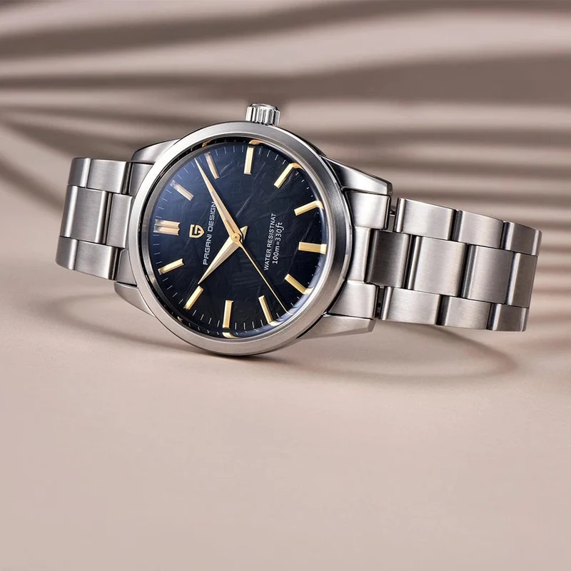 PAGANI DESIGN 40MM Herren Quarzuhren TMI VH31 Luxury Business Top Saphir 316L Edelstahl 100M wasserdichte Uhr für Männer