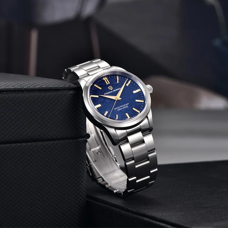 PAGANI DESIGN 40MM Herren Quarzuhren TMI VH31 Luxury Business Top Saphir 316L Edelstahl 100M wasserdichte Uhr für Männer