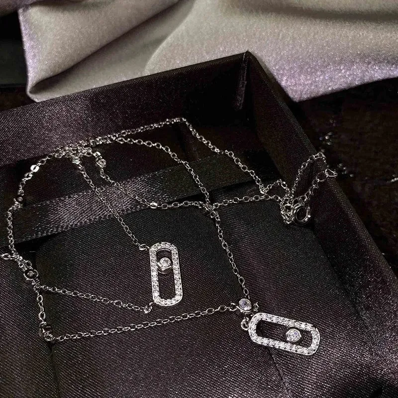 Klassisches Luxus-AAA-Zirkonia-geometrisches Armband für Frauen Mode Edelstahl Manschette Armband Neue Schmuck-Accessoires