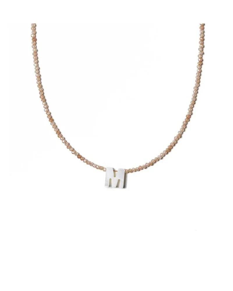 Neue Mode 26 Brief Shell Choker Halsketten Für Frauen Glänzende Kristall Perlen Schlüsselbein Chian Weibliche Hals Anhänger Halskette Schmuck
