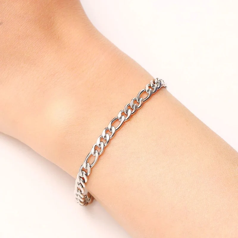CACANA Edelstahl Kette Armbänder Für Mann Frauen Gold Silber Farbe Für Anhänger Flache Donot Verblassen Schmuck N1806