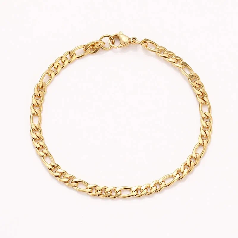 CACANA Edelstahl Kette Armbänder Für Mann Frauen Gold Silber Farbe Für Anhänger Flache Donot Verblassen Schmuck N1806