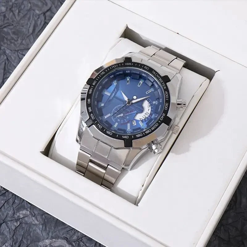 Mode Herren Sport Uhren für Männer Edelstahl Quarz Uhr Luxus Mann Business Casual Armbanduhr Relogio Masculino
