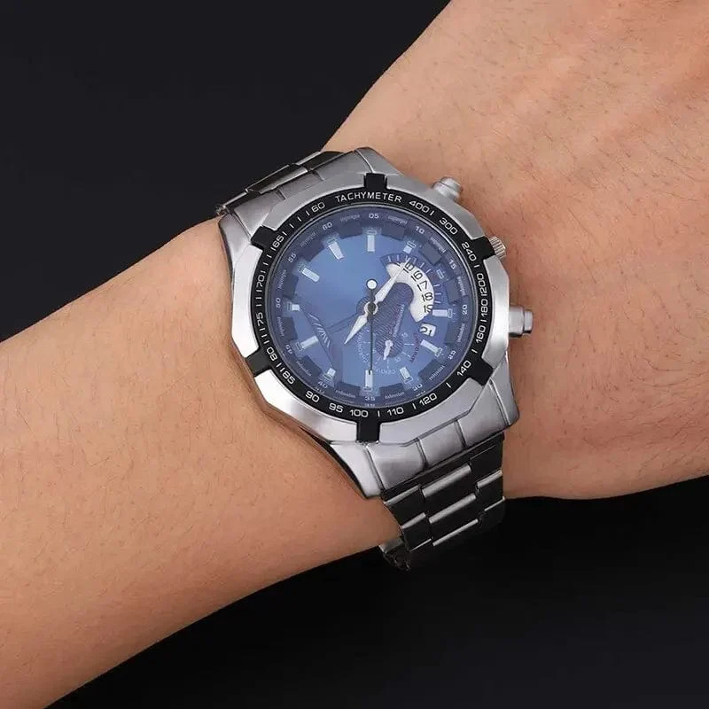 Mode Herren Sport Uhren für Männer Edelstahl Quarz Uhr Luxus Mann Business Casual Armbanduhr Relogio Masculino