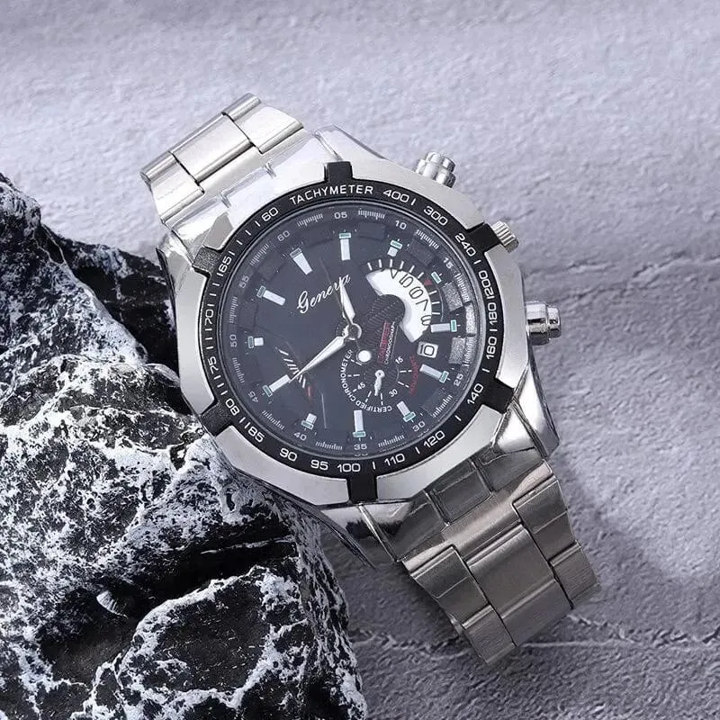 Mode Herren Sport Uhren für Männer Edelstahl Quarz Uhr Luxus Mann Business Casual Armbanduhr Relogio Masculino