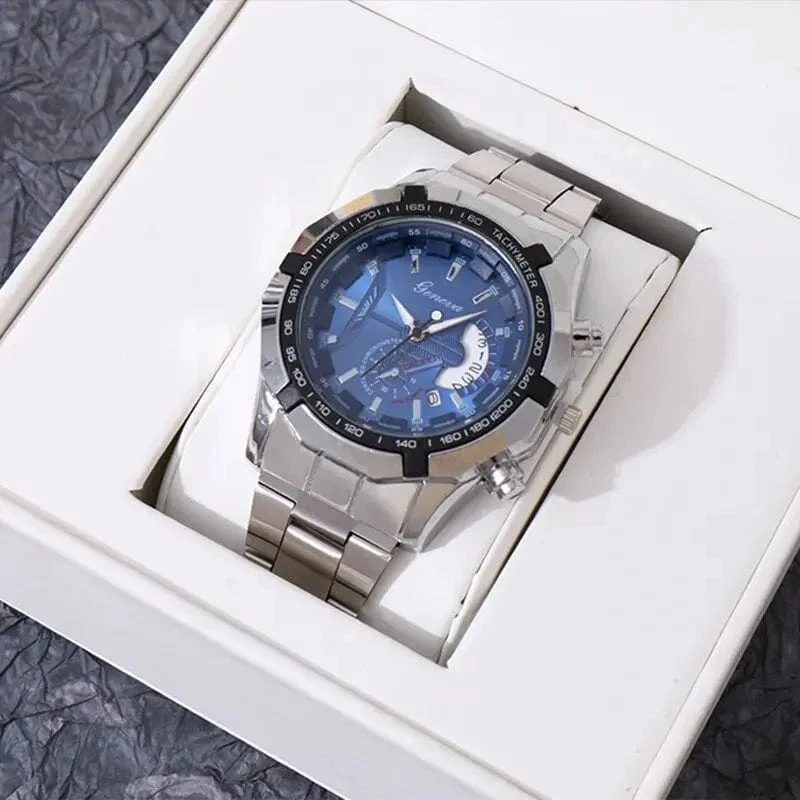 Mode Herren Sport Uhren für Männer Edelstahl Quarz Uhr Luxus Mann Business Casual Armbanduhr Relogio Masculino