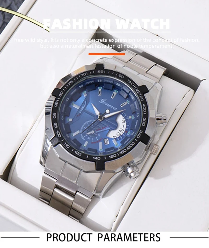 Mode Herren Sport Uhren für Männer Edelstahl Quarz Uhr Luxus Mann Business Casual Armbanduhr Relogio Masculino