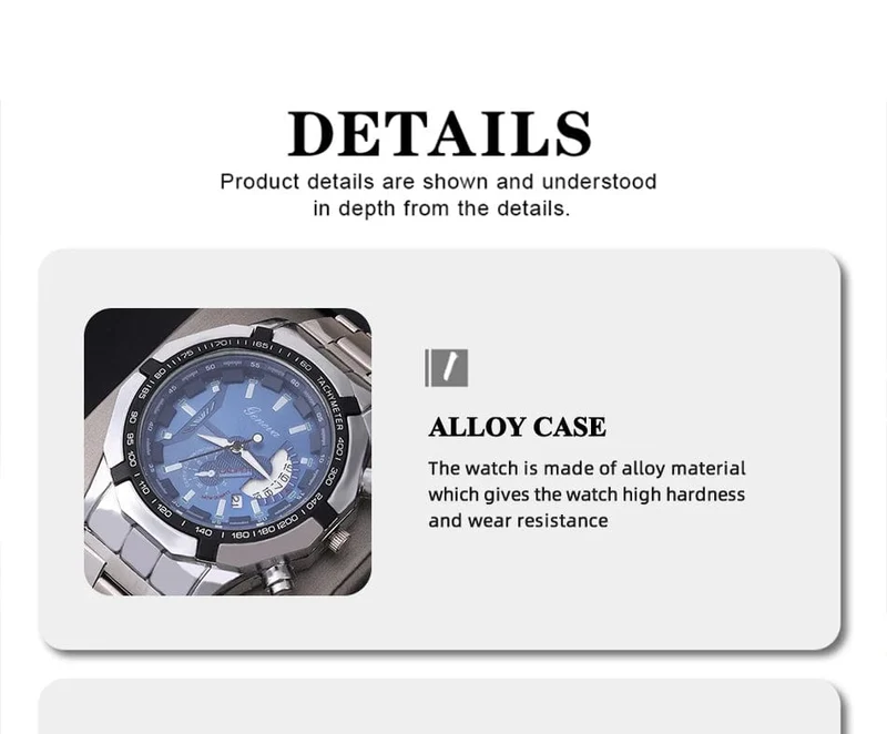 Mode Herren Sport Uhren für Männer Edelstahl Quarz Uhr Luxus Mann Business Casual Armbanduhr Relogio Masculino