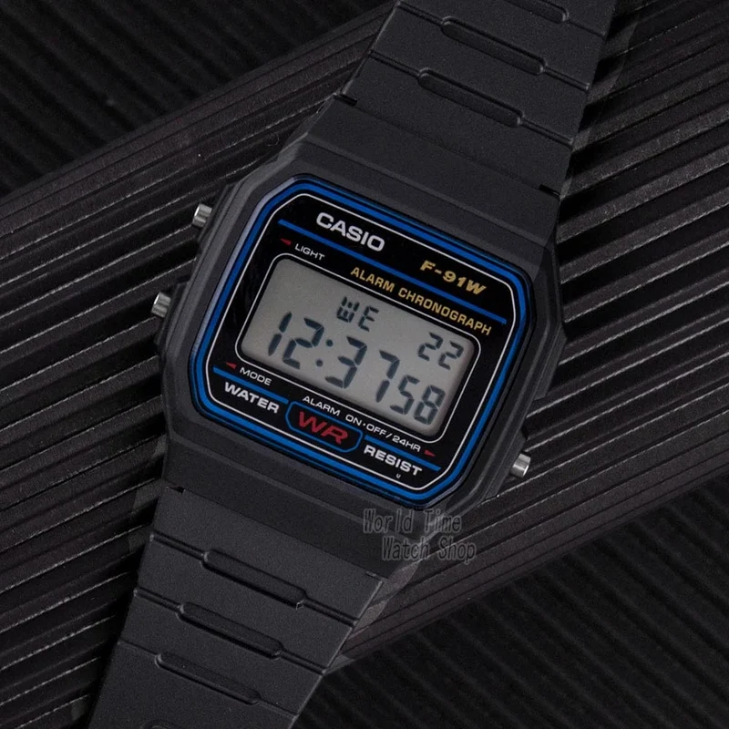 Casio Uhr Männer Top Luxus Set Militär LED Digitaluhr Sport Wasserdicht Quarz Herrenuhr Neutral Watchs F91W Serie