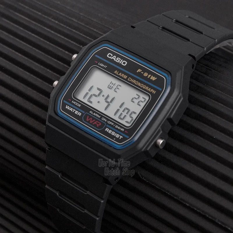 Casio Uhr Männer Top Luxus Set Militär LED Digitaluhr Sport Wasserdicht Quarz Herrenuhr Neutral Watchs F91W Serie