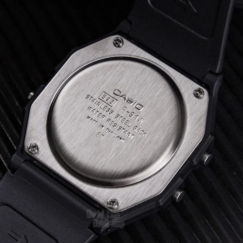 Casio Uhr Männer Top Luxus Set Militär LED Digitaluhr Sport Wasserdicht Quarz Herrenuhr Neutral Watchs F91W Serie