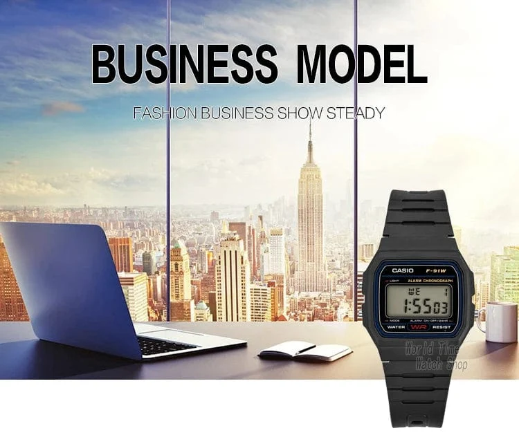 Casio Uhr Männer Top Luxus Set Militär LED Digitaluhr Sport Wasserdicht Quarz Herrenuhr Neutral Watchs F91W Serie