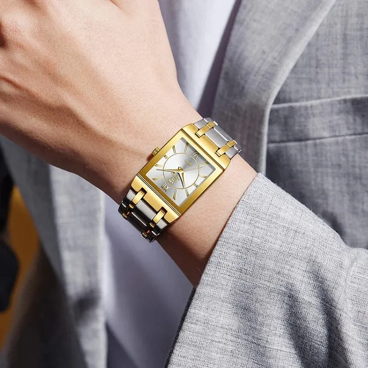LiEBIG Mode Damen Uhren Weiblich Mädchen Männlich Uhr Luxus Voller Stahl Goldene Quarz Armbanduhren Für Frauen Herren Relogio Feminin