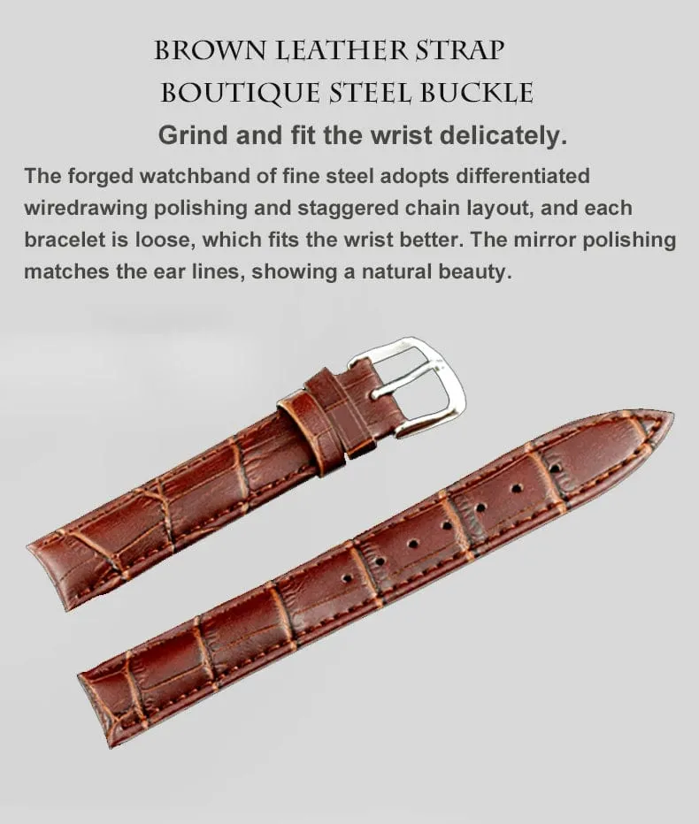 2024 männer Uhren Wasserdicht Leucht Top Marke Luxus Leder Casual Sport Quarz Armbanduhr Military Mann Uhr Für Männer relogio