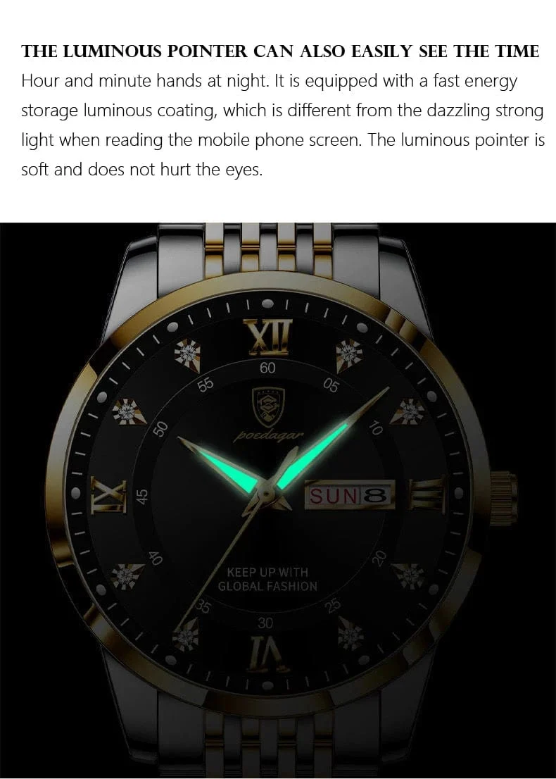 2024 männer Uhren Wasserdicht Leucht Top Marke Luxus Leder Casual Sport Quarz Armbanduhr Military Mann Uhr Für Männer relogio
