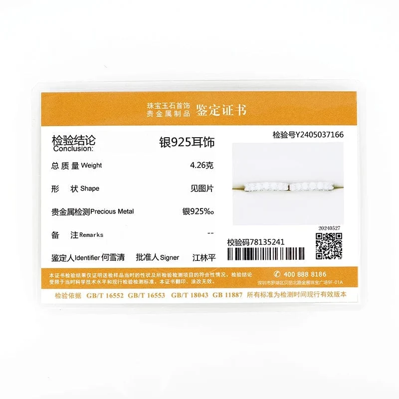 IOGOU Creolen, 100 % 925 Sterling Silber, echte 3 mm Moissanite-Ohrstecker für Frauen, funkelnder Schmuck, Geschenke mit GRA-Zertifikat