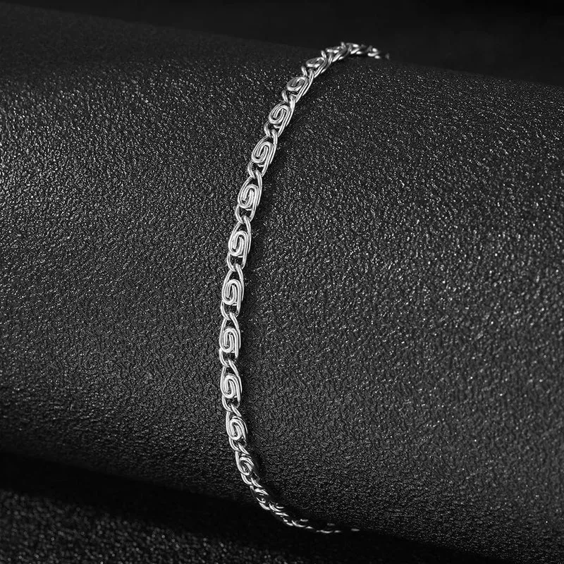 Edelstahlarmband im neuen Stil, Einfachheit, Subtilität, Büroklammerkette, leichtes Luxusarmband für Frauen, Schmuck für den täglichen Gebrauch