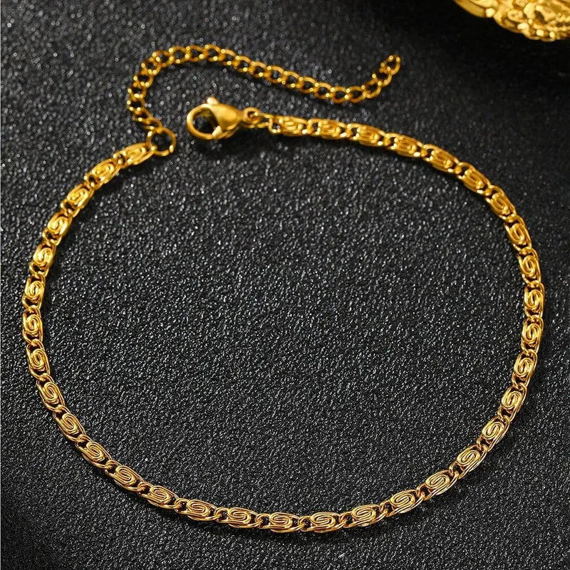 Edelstahlarmband im neuen Stil, Einfachheit, Subtilität, Büroklammerkette, leichtes Luxusarmband für Frauen, Schmuck für den täglichen Gebrauch