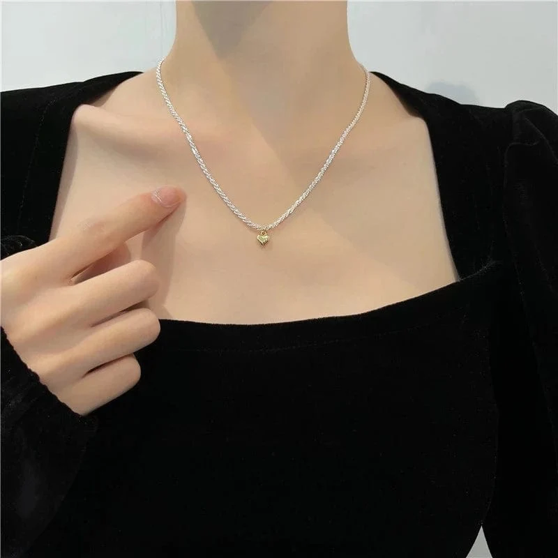 2023 neue Beliebte Silber Farbe Funkelnden Schlüsselbein Kette Choker Halskette Für Frauen Edlen Schmuck Hochzeit Party Geschenk