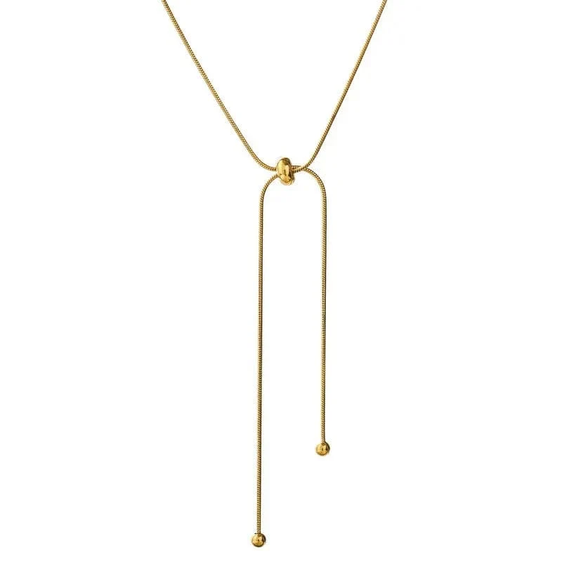 Einfache lange Quastenkette Halskette für Frauen Trendy verstellbare Chokerhalskette 2024 Modeschmuck Kette am Hals Mädchen Geschenke