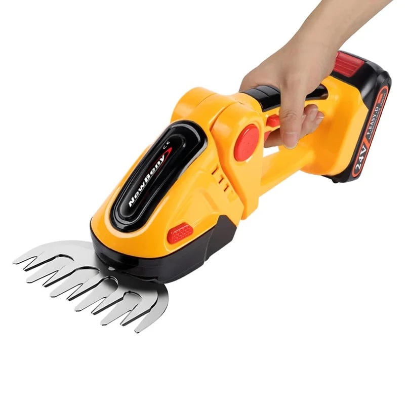 NEWBENY 2 IN 1 Elektrische Heckenschere Rasenmäher Haushaltsgarten Strauchschere Grasschere Elektrowerkzeug für Makita 18V Batterie