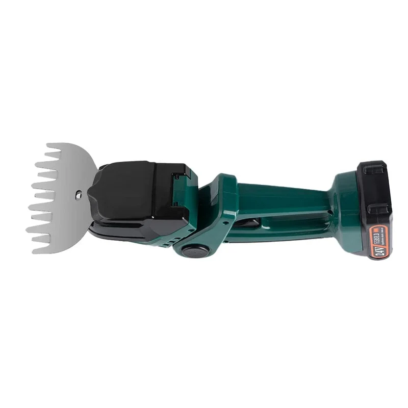 NEWBENY 2 IN 1 Handgehaltene elektrische Heckenschere, Gartengerät, 24 V, kabellos, wiederaufladbar, für den Haushalt, zum Jäten von Sträuchern und zum Beschneiden von Rasenmähern