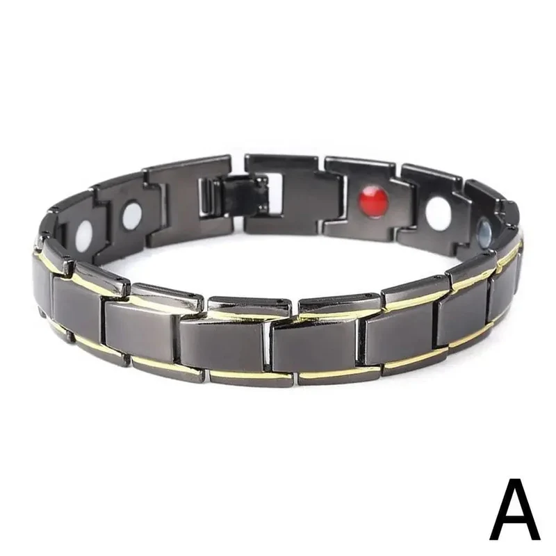 Edelstahl Magnetische Armbänder für Arthritis Schmerzen Relief Therapie Elastische Armreif Armband Schmuck Gesundheit Abnehmen Gewicht H9I4