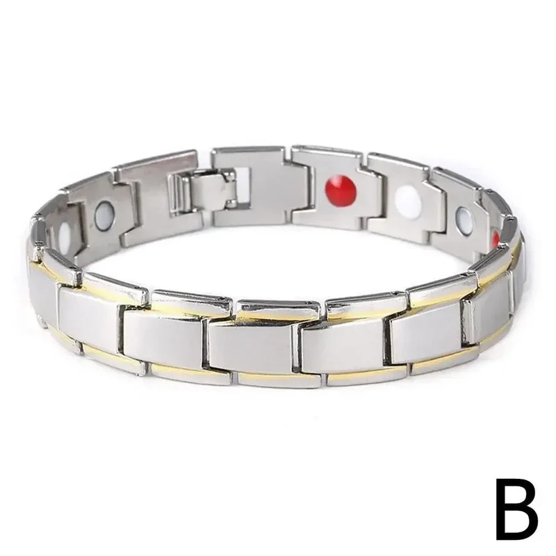 Edelstahl Magnetische Armbänder für Arthritis Schmerzen Relief Therapie Elastische Armreif Armband Schmuck Gesundheit Abnehmen Gewicht H9I4