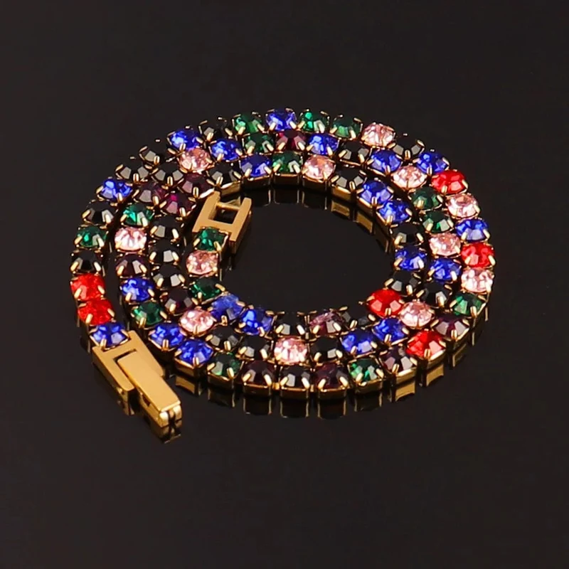 316L Edelstahl Armband Tennis Kette Armband Für Frauen Charme Luxus Cubic Zirkon Kristall Armbänder Schmuck Geschenk