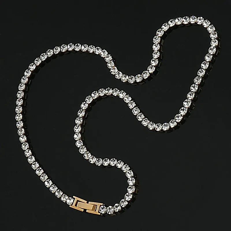 316L Edelstahl Armband Tennis Kette Armband Für Frauen Charme Luxus Cubic Zirkon Kristall Armbänder Schmuck Geschenk