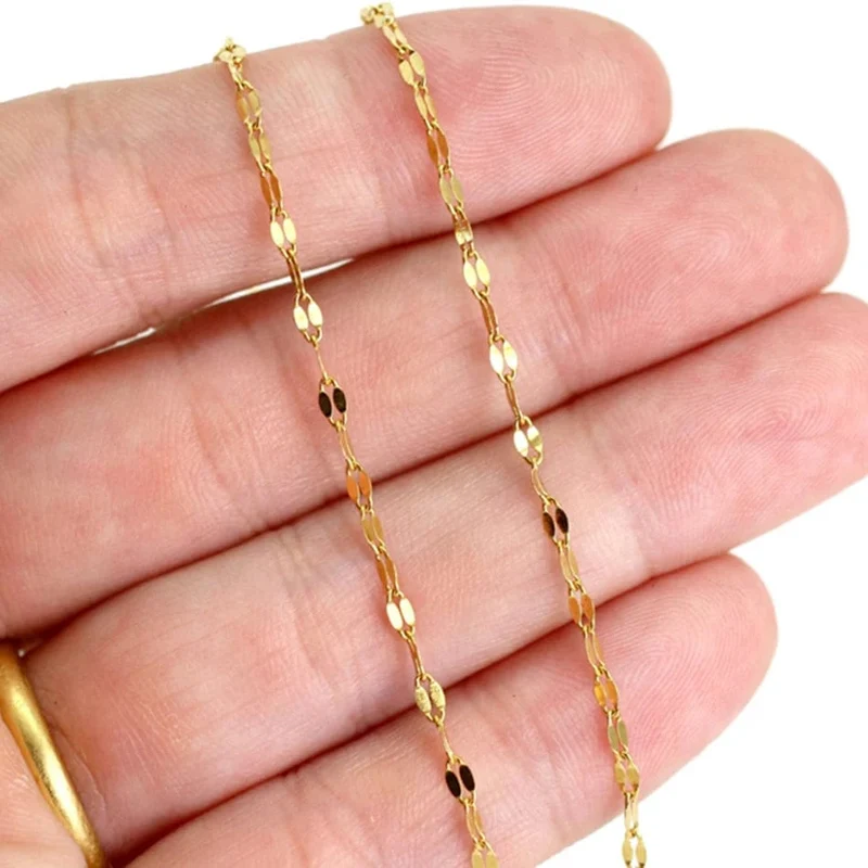 Visunion Verstellbare Goldfarbene Edelstahl-Kettenarmbänder für Frauen Großhandel Edelstahlschmuck Damenarmbänder