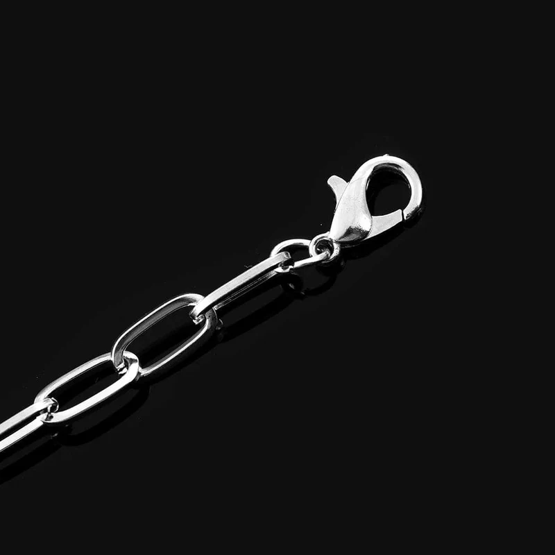 Mode Herren Einfache Edelstahl Kette Armbänder für Frauen Unisex Handgelenk Schmuck Geschenke Punk Metall Hip Hop Paar Schmuck