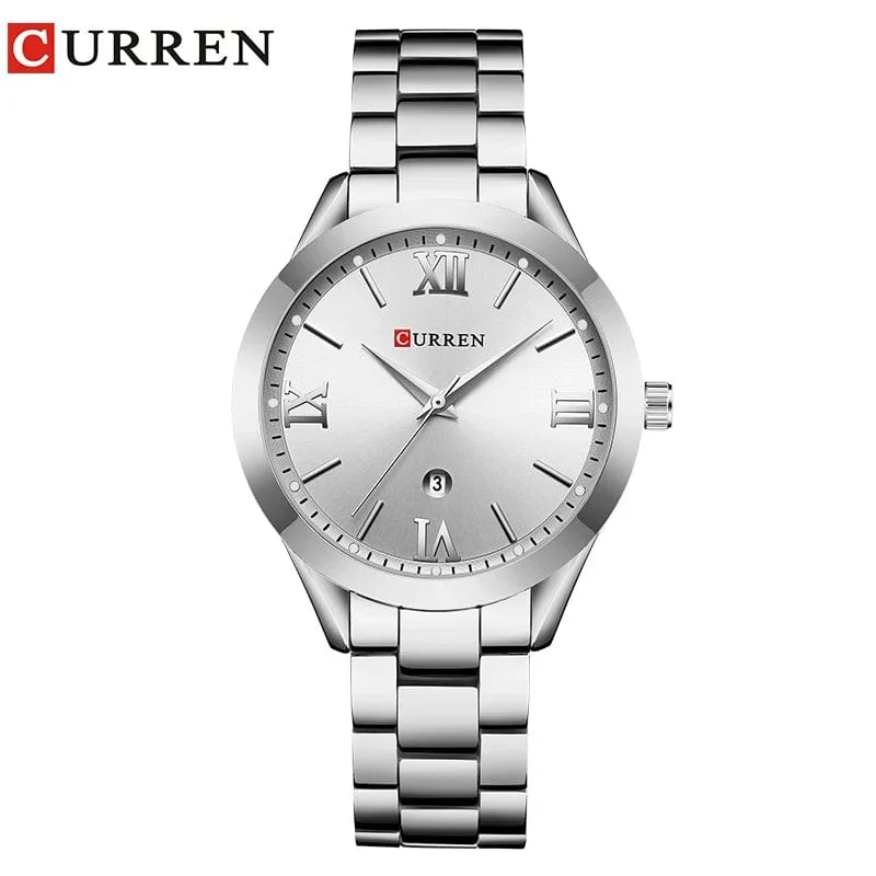 CURREN Gold Uhr Frauen Uhren Damen Kreative Stahl Damen Armbanduhren Weibliche Uhr Relogio Feminino Montre Femme