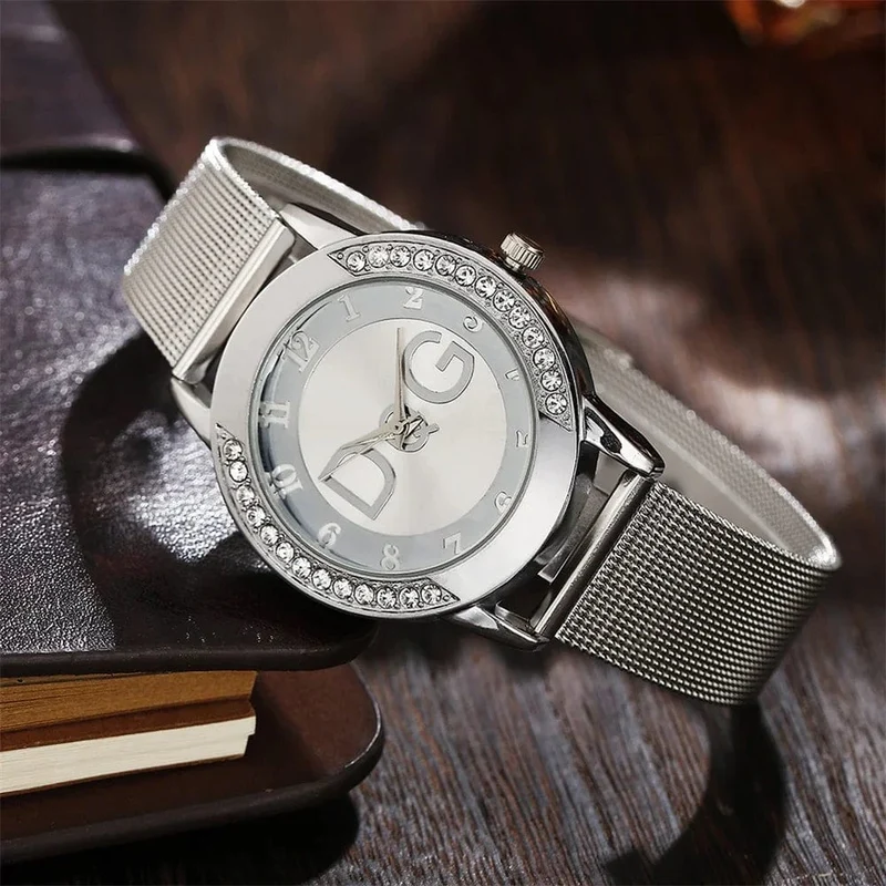 Luxus Marke frauen uhren Mit Diamanten Einfache Digitale Design Damen Quarzuhr Casual Gold Mesh Gürtel Frauen Uhr Strap