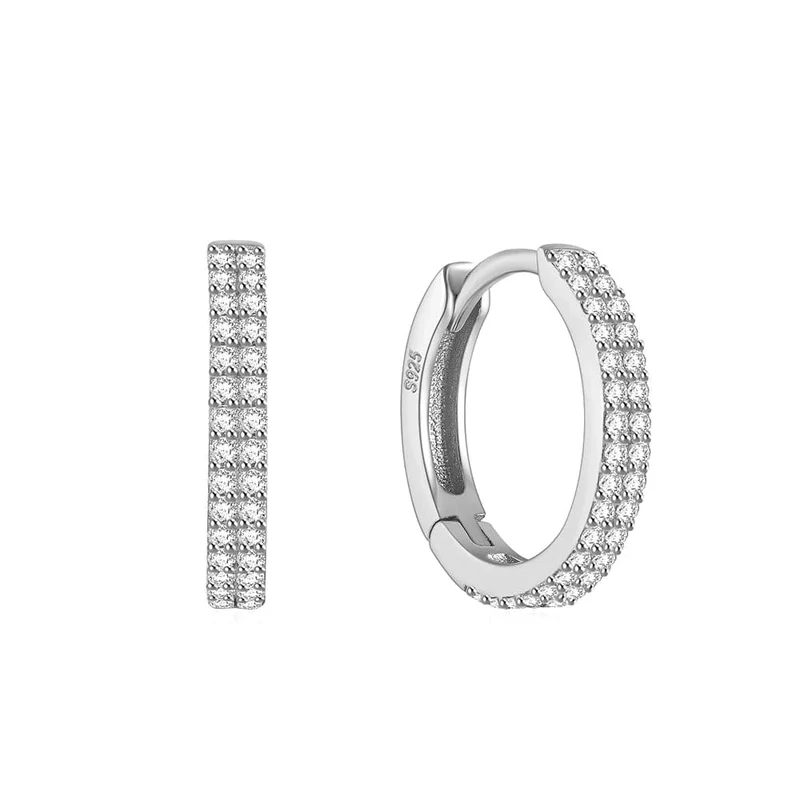 CANNER Creolen aus 925er Sterlingsilber, glänzend, goldfarben, winzige Knorpelpiercings, kleine Huggie-Ohrringe, edles Schmuckzubehör