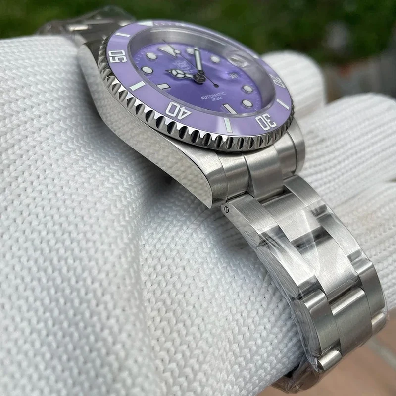 STEELDIVE Neue Farbgebung Klassische Water Ghost SD1953 Schweizer BGW9 Leuchtendes NH35-Uhrwerk 30Bar Wasserdichte mechanische Armbanduhr