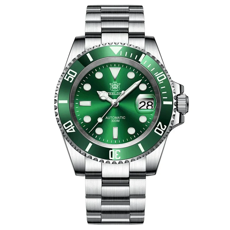 STEELDIVE Neue Farbgebung Klassische Water Ghost SD1953 Schweizer BGW9 Leuchtendes NH35-Uhrwerk 30Bar Wasserdichte mechanische Armbanduhr
