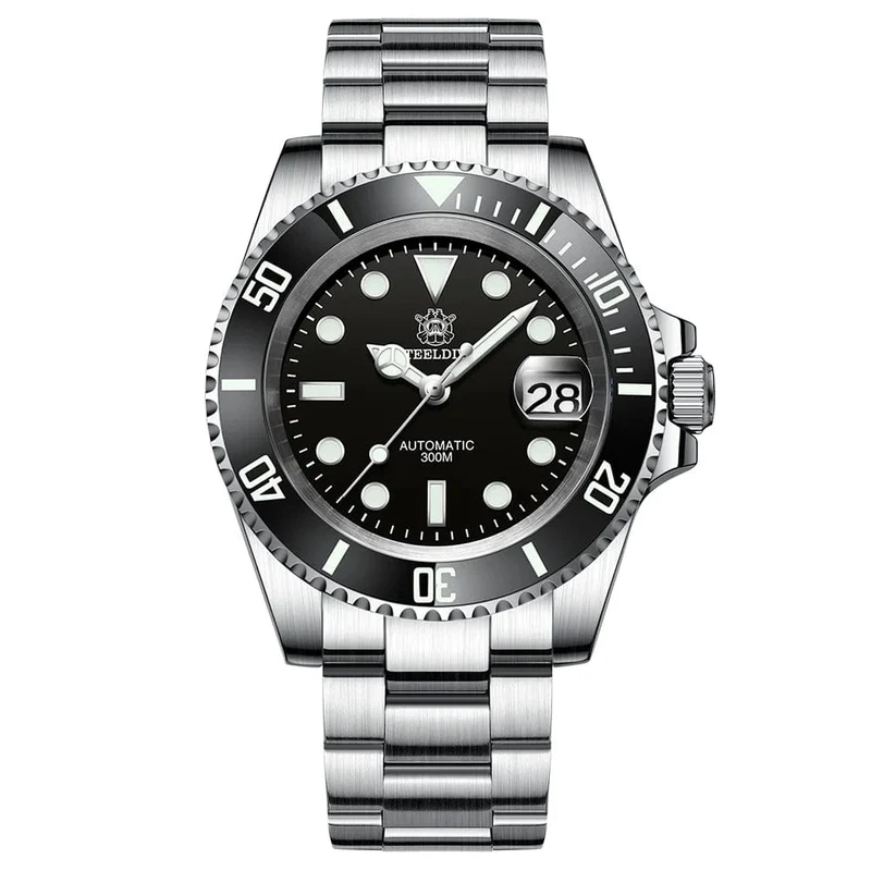 STEELDIVE Neue Farbgebung Klassische Water Ghost SD1953 Schweizer BGW9 Leuchtendes NH35-Uhrwerk 30Bar Wasserdichte mechanische Armbanduhr