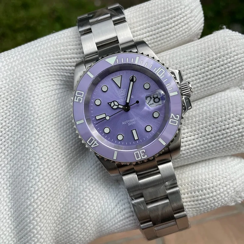 STEELDIVE Neue Farbgebung Klassische Water Ghost SD1953 Schweizer BGW9 Leuchtendes NH35-Uhrwerk 30Bar Wasserdichte mechanische Armbanduhr