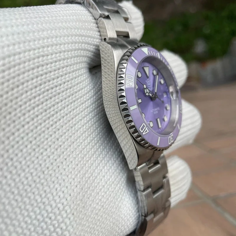 STEELDIVE Neue Farbgebung Klassische Water Ghost SD1953 Schweizer BGW9 Leuchtendes NH35-Uhrwerk 30Bar Wasserdichte mechanische Armbanduhr