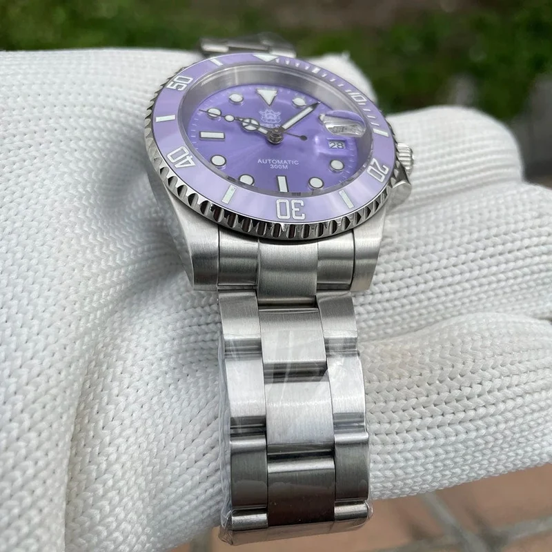 STEELDIVE Neue Farbgebung Klassische Water Ghost SD1953 Schweizer BGW9 Leuchtendes NH35-Uhrwerk 30Bar Wasserdichte mechanische Armbanduhr