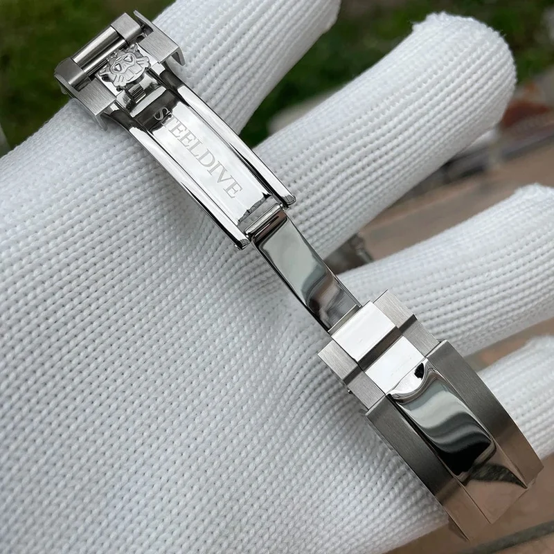 STEELDIVE Neue Farbgebung Klassische Water Ghost SD1953 Schweizer BGW9 Leuchtendes NH35-Uhrwerk 30Bar Wasserdichte mechanische Armbanduhr