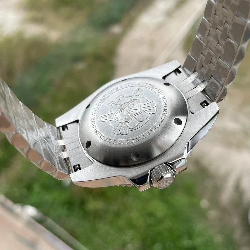 STEELDIVE Neue Farbgebung Klassische Water Ghost SD1953 Schweizer BGW9 Leuchtendes NH35-Uhrwerk 30Bar Wasserdichte mechanische Armbanduhr