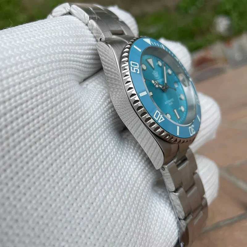 STEELDIVE Neue Farbgebung Klassische Water Ghost SD1953 Schweizer BGW9 Leuchtendes NH35-Uhrwerk 30Bar Wasserdichte mechanische Armbanduhr